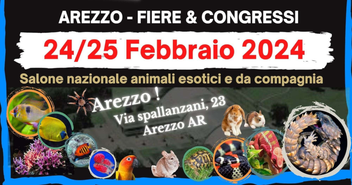 Esotika Pet Show Italia 2024 ad Arezzo Fiere UmbriaEventi